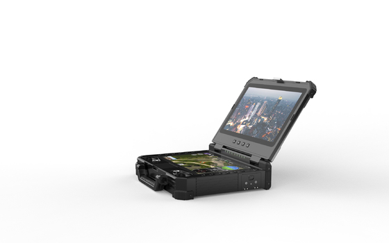 UAV Linux OS επίγειος σταθμός με 13,3 το 1920 την οθόνη x1080 1000 CCD