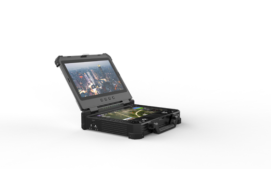 UAV Linux OS επίγειος σταθμός με 13,3 το 1920 την οθόνη x1080 1000 CCD